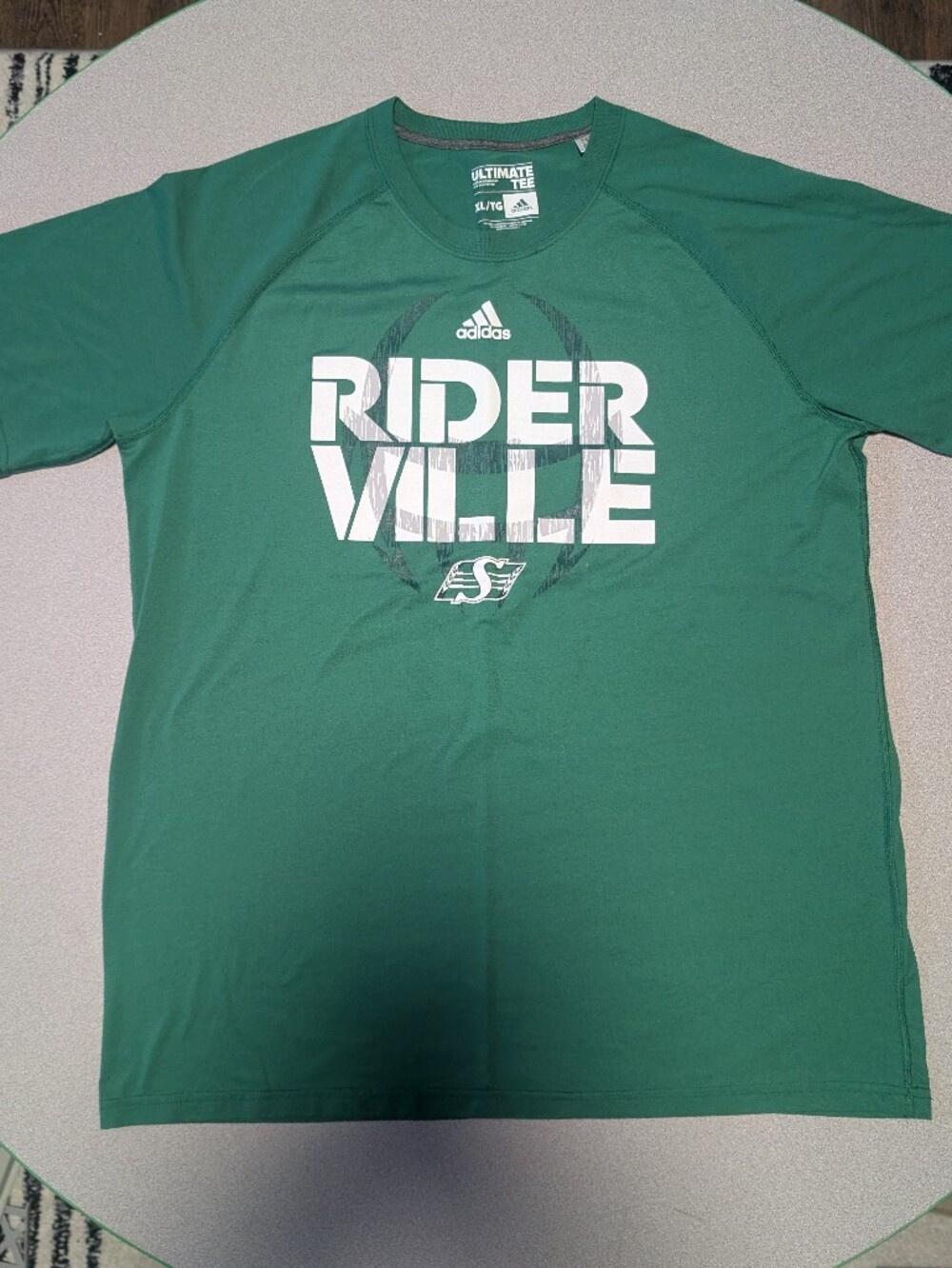 Saskatchewan Roughriders Adidas Ultimate CFL Men's XL T-shirt Tee